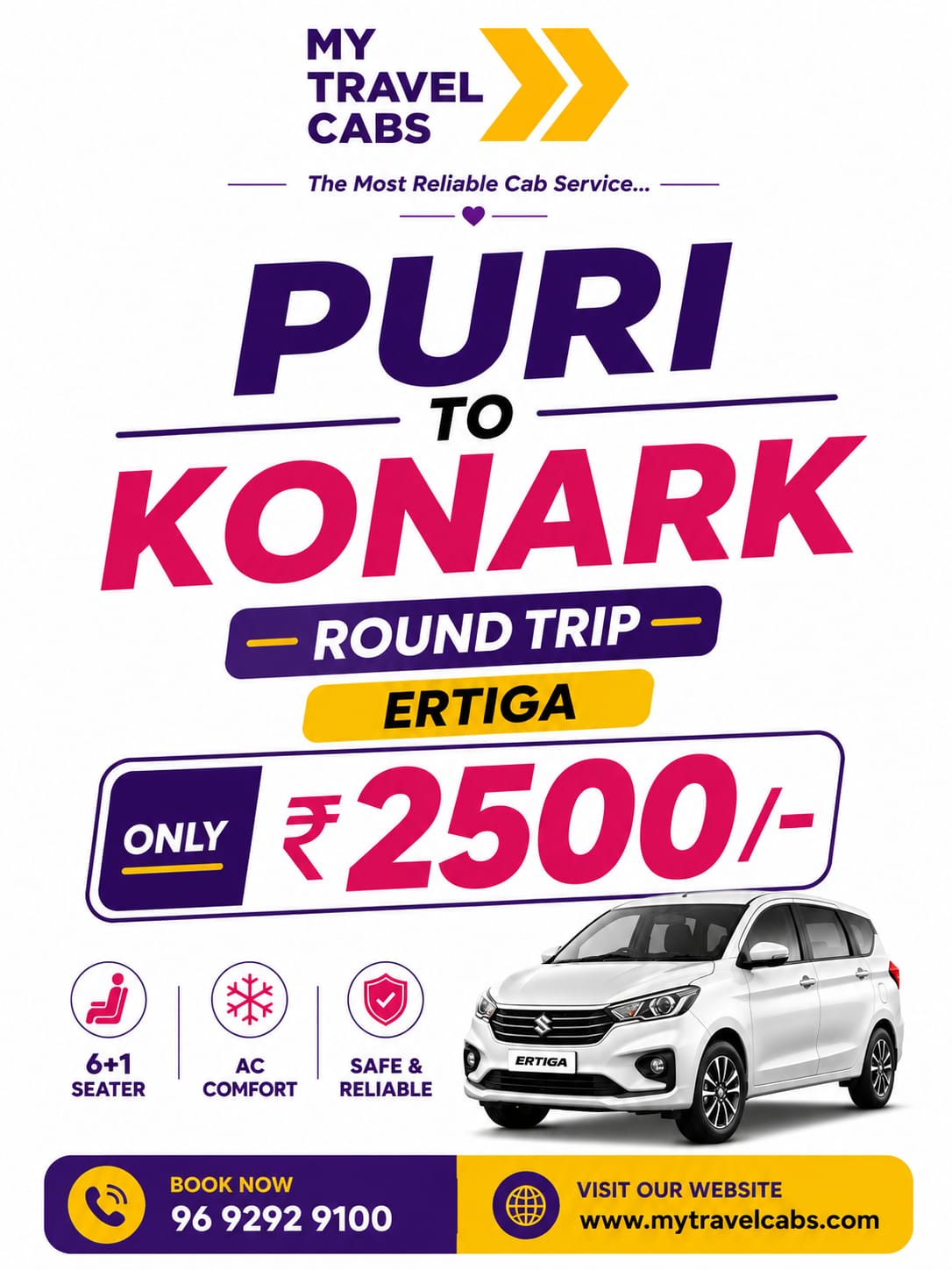 Puri to Konark Sun Temple